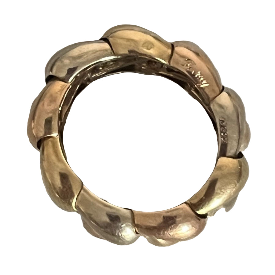 Bague POIRAY torsadé en or jaune et or gris - Castafiore