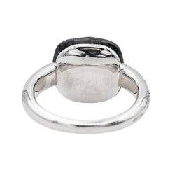 Bague POMELLATO "Capri" en or blanc, jais et diamants - Castafiore