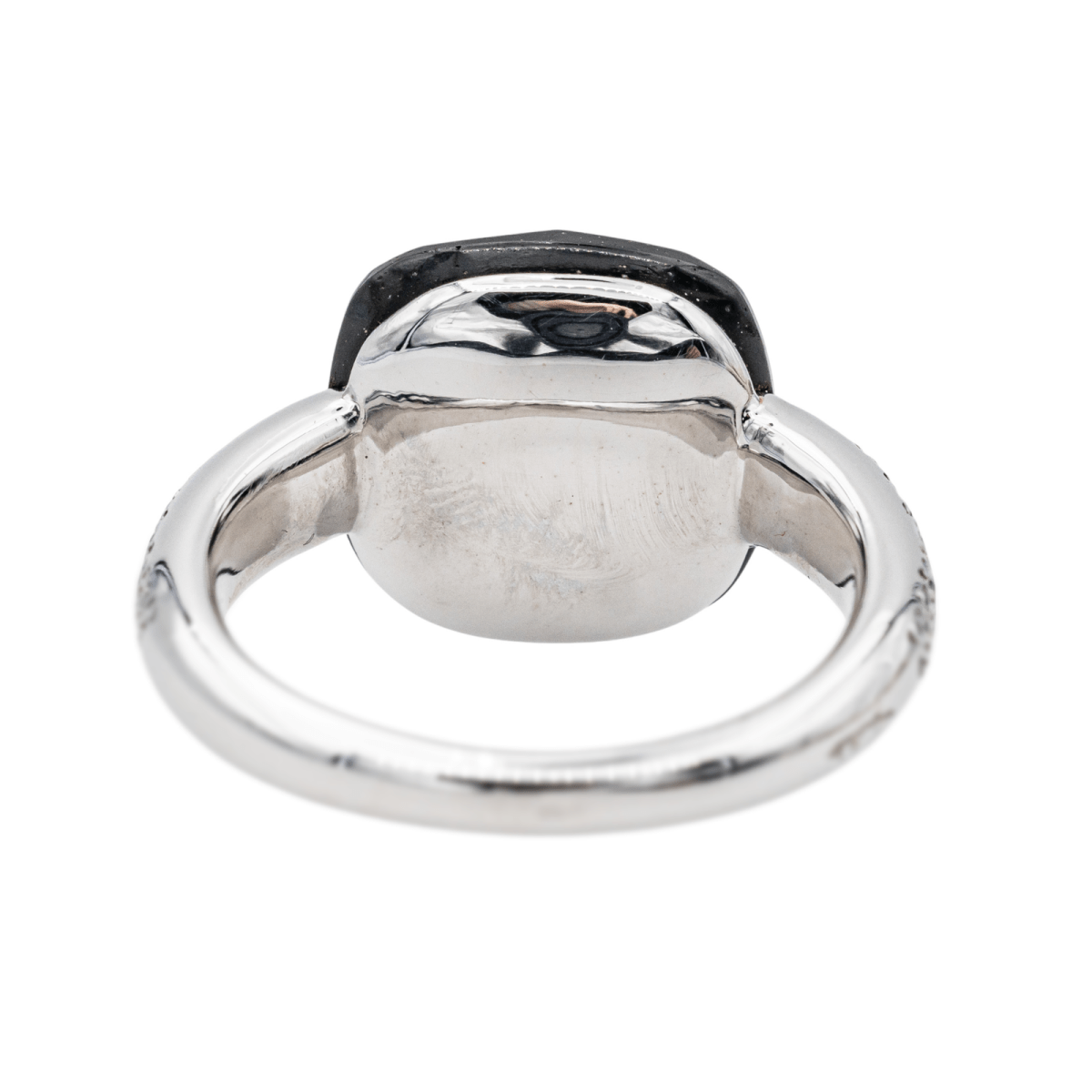 Bague POMELLATO "Capri" en or blanc, jais et diamants - Castafiore