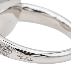 Bague POMELLATO "Capri" en or blanc, turquoise et diamants - Castafiore