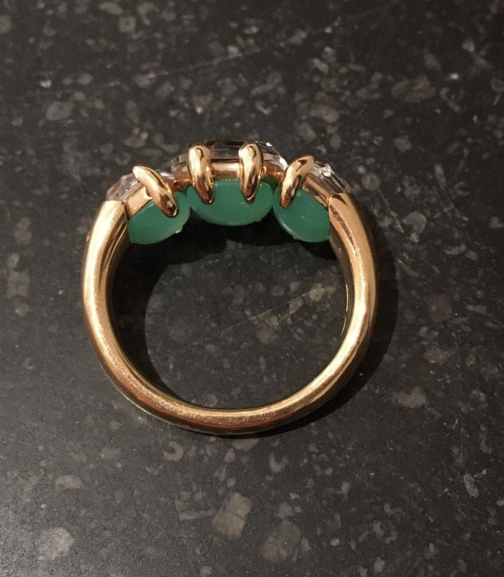 Bague POMELLATO Capri en or jaune et cristal de roche - Castafiore