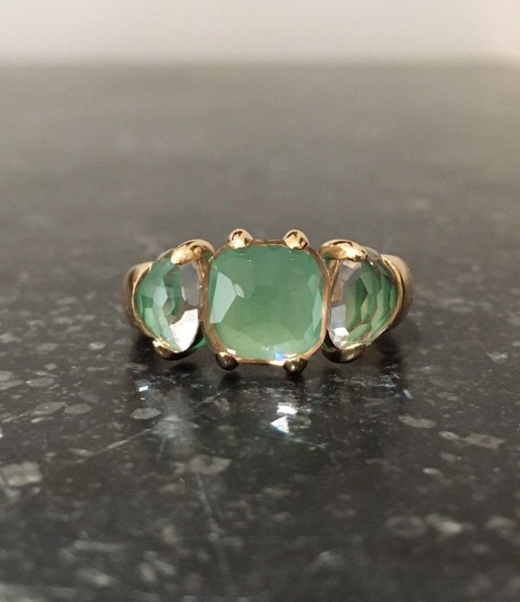 Bague POMELLATO Capri en or jaune et cristal de roche - Castafiore