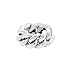 Bague POMELLATO "Catene" en or blanc et diamants - Castafiore