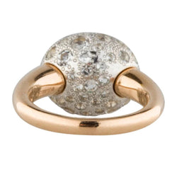 Bague POMELLATO en or rose, argent et topaze - Castafiore