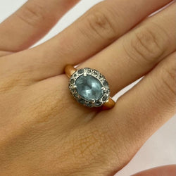 Bague POMELLATO en or rose et topaze - Castafiore