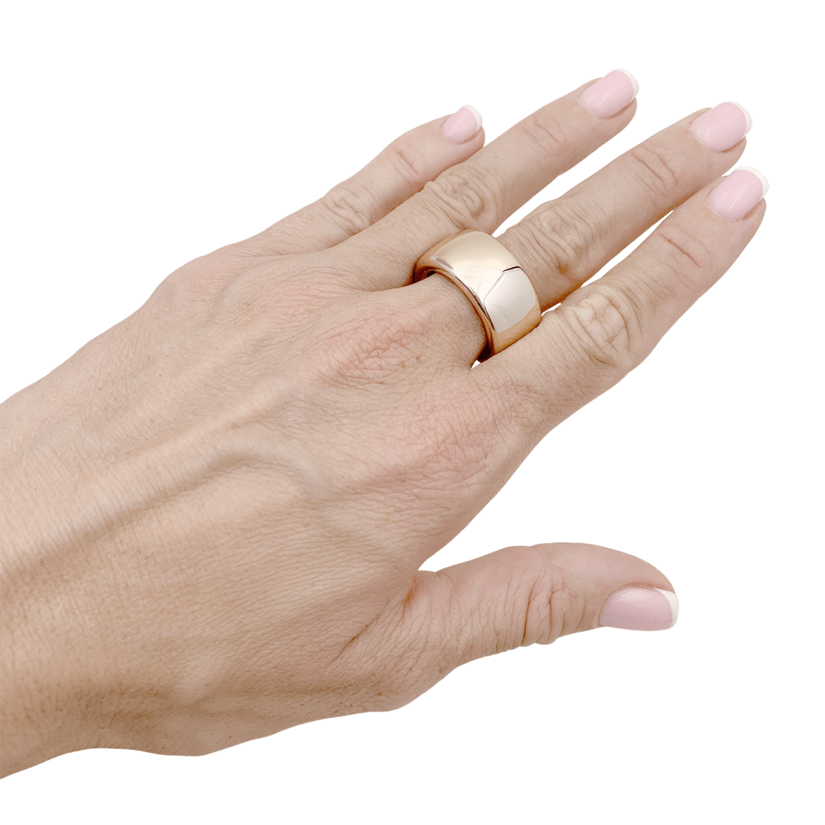 Bague Pomellato "Iconica Medium Large" en or jaune - Castafiore