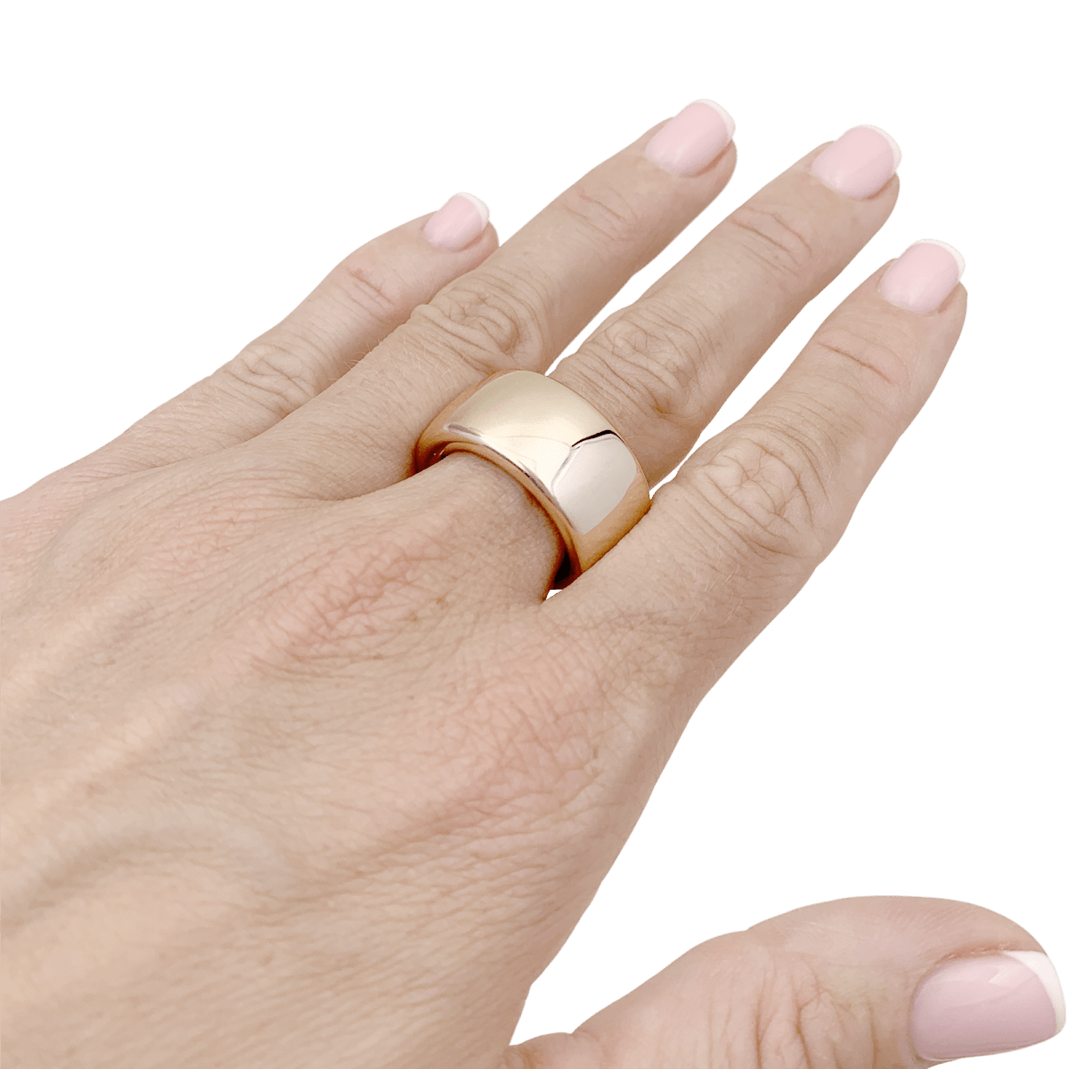 Bague Pomellato "Iconica Medium Large" en or jaune - Castafiore