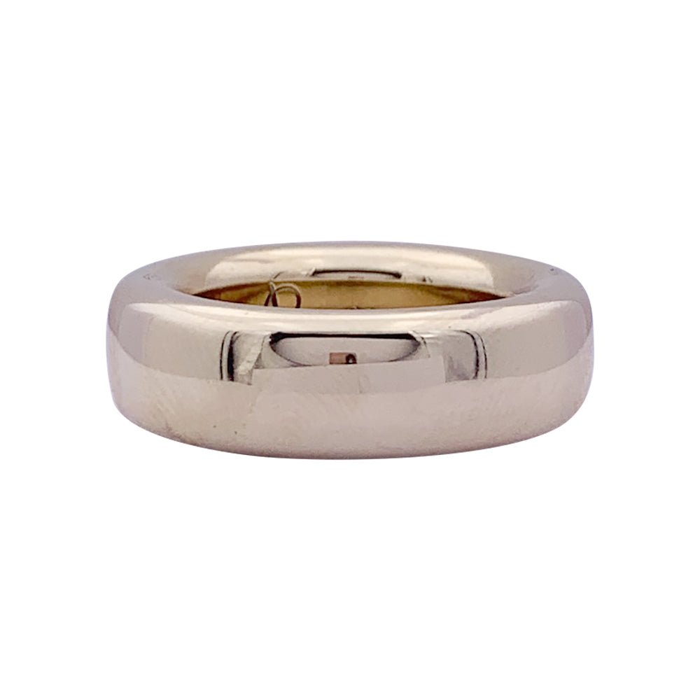 Bague Pomellato, "Iconica Slim", or blanc naturel. - Castafiore