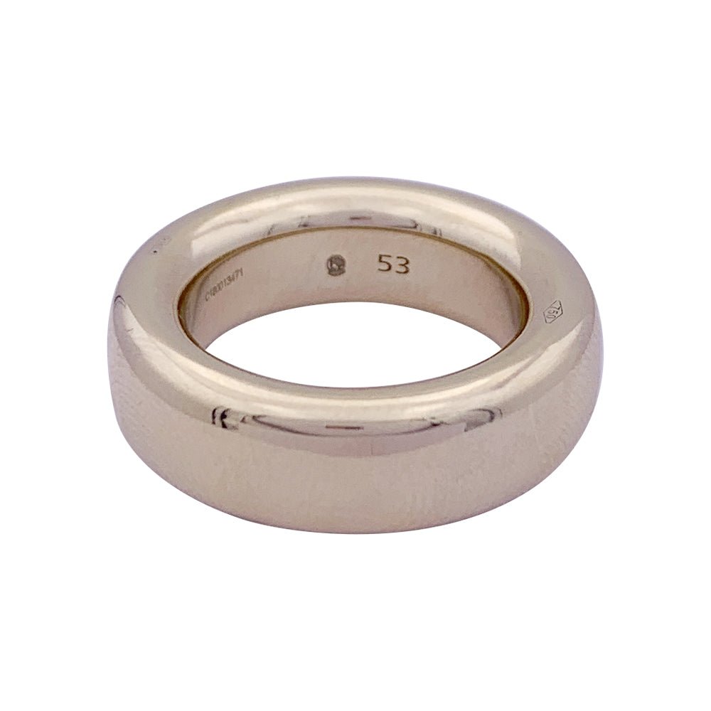 Bague Pomellato, "Iconica Slim", or blanc naturel. - Castafiore