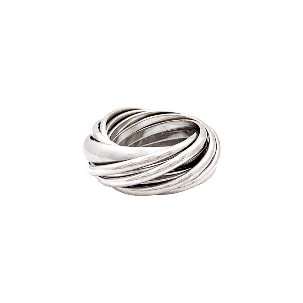 Ring Pomellato, "A thousand circles", white gold.
