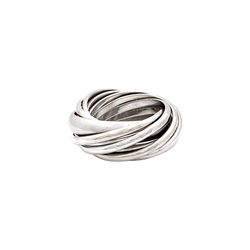 Ring Pomellato, "A thousand circles", white gold.