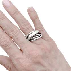 Ring Pomellato, "A thousand circles", white gold.