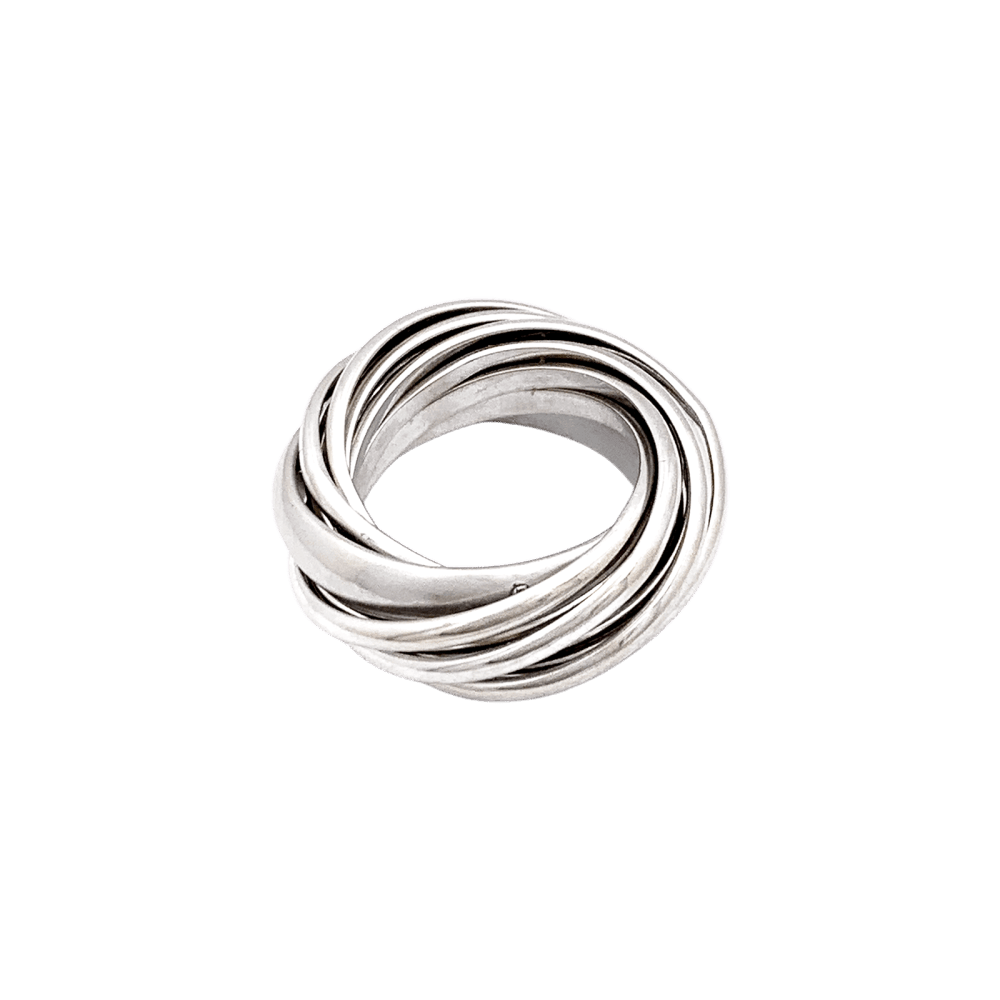 Ring Pomellato, "A thousand circles", white gold.