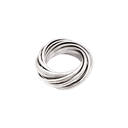 Ring Pomellato, "A thousand circles", white gold.