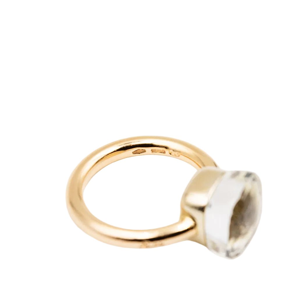 Bague POMELLATO "Nudo Classic" en or jaune et topaze - Castafiore