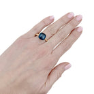 Bague Pomellato, « Nudo Classic», or blanc, or rose, topaze blue London. - Castafiore