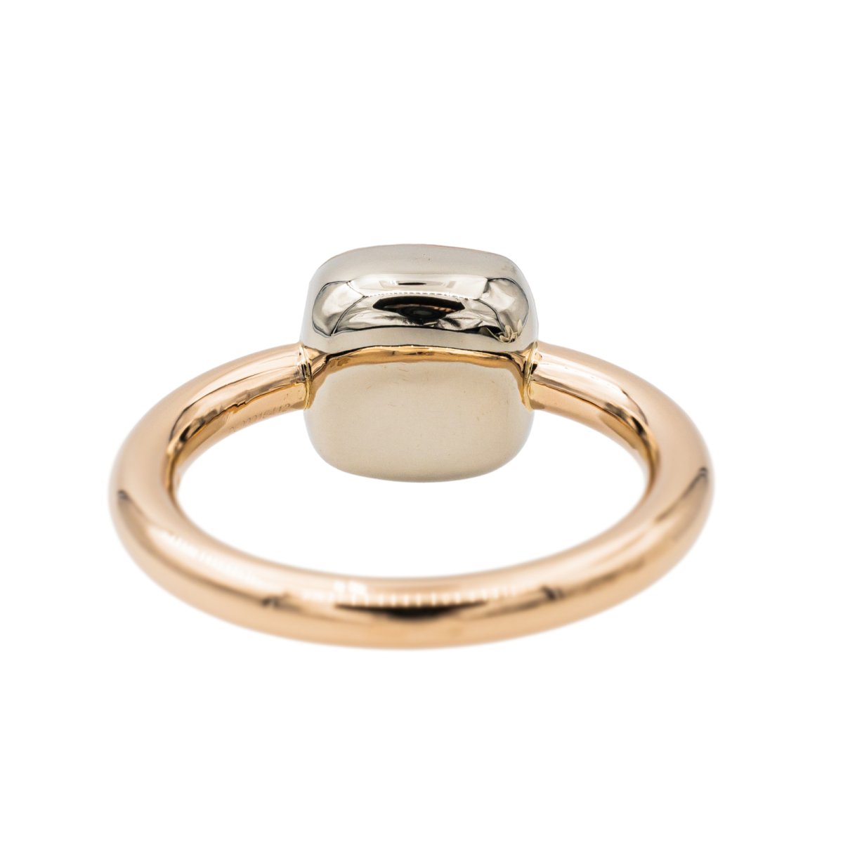 Bague POMELLATO "Nudo" en or rose et quartz - Castafiore