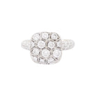 Bague Pomellato Nudo Solitaire en or rose, or blanc, diamants - Castafiore