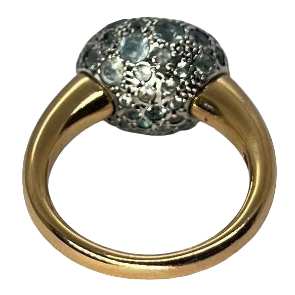 Bague Pomellato or rose et topaze - Castafiore