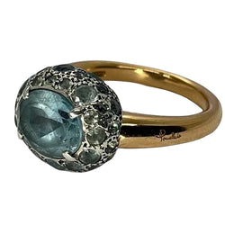 Bague Pomellato or rose et topaze - Castafiore