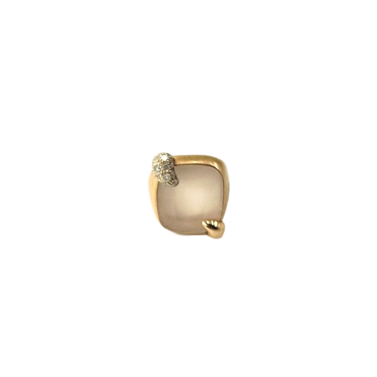 Bague POMELLATO, "Ritratto" en or jaune et quartz blanc - Castafiore