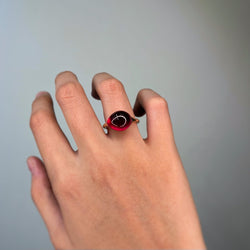 Bague POMELLATO "Rouge Passion" en or rose et rubis - Castafiore
