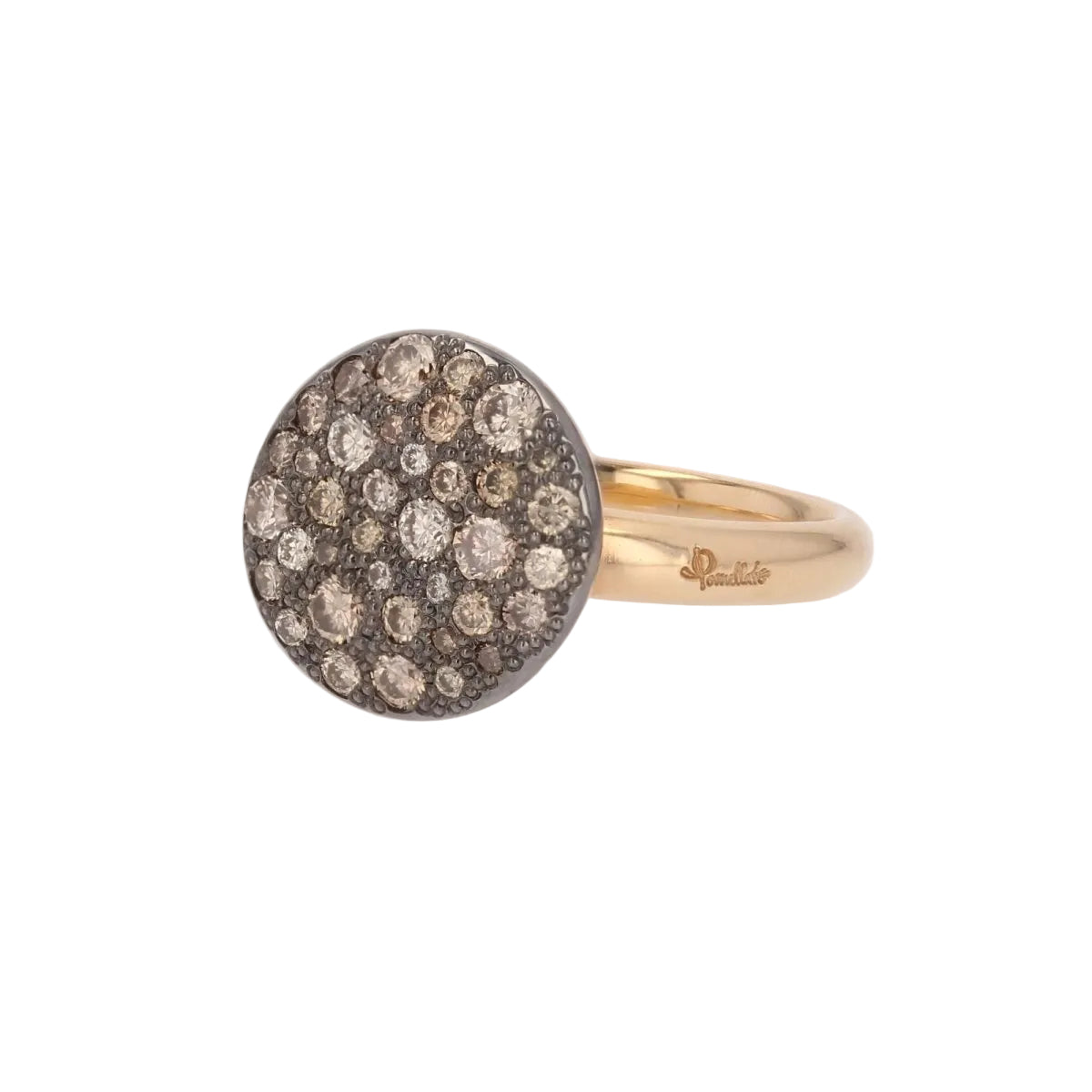 Bague Pavée POMELLATO Sabbia en or rose et diamants