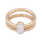 Bague POMELLATO, "Together" en or rose et diamants - Castafiore