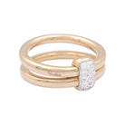 Bague POMELLATO, "Together" en or rose et diamants - Castafiore