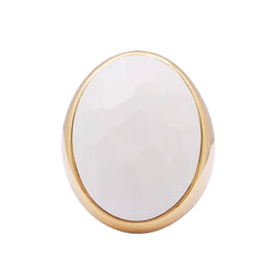 Bague POMELLATO "Victoria" en or jaune et cacholong - Castafiore