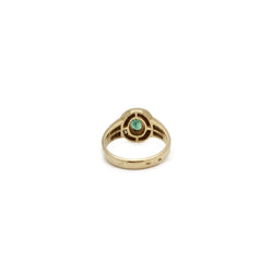 Bague pompadour émeraude - Castafiore