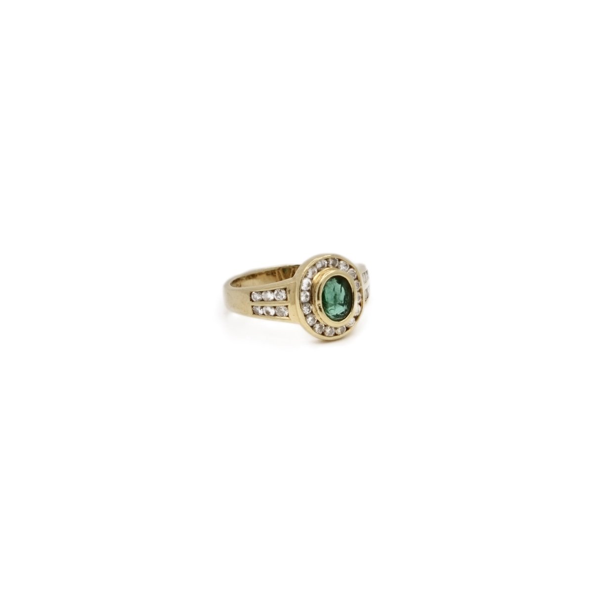 Bague pompadour émeraude - Castafiore