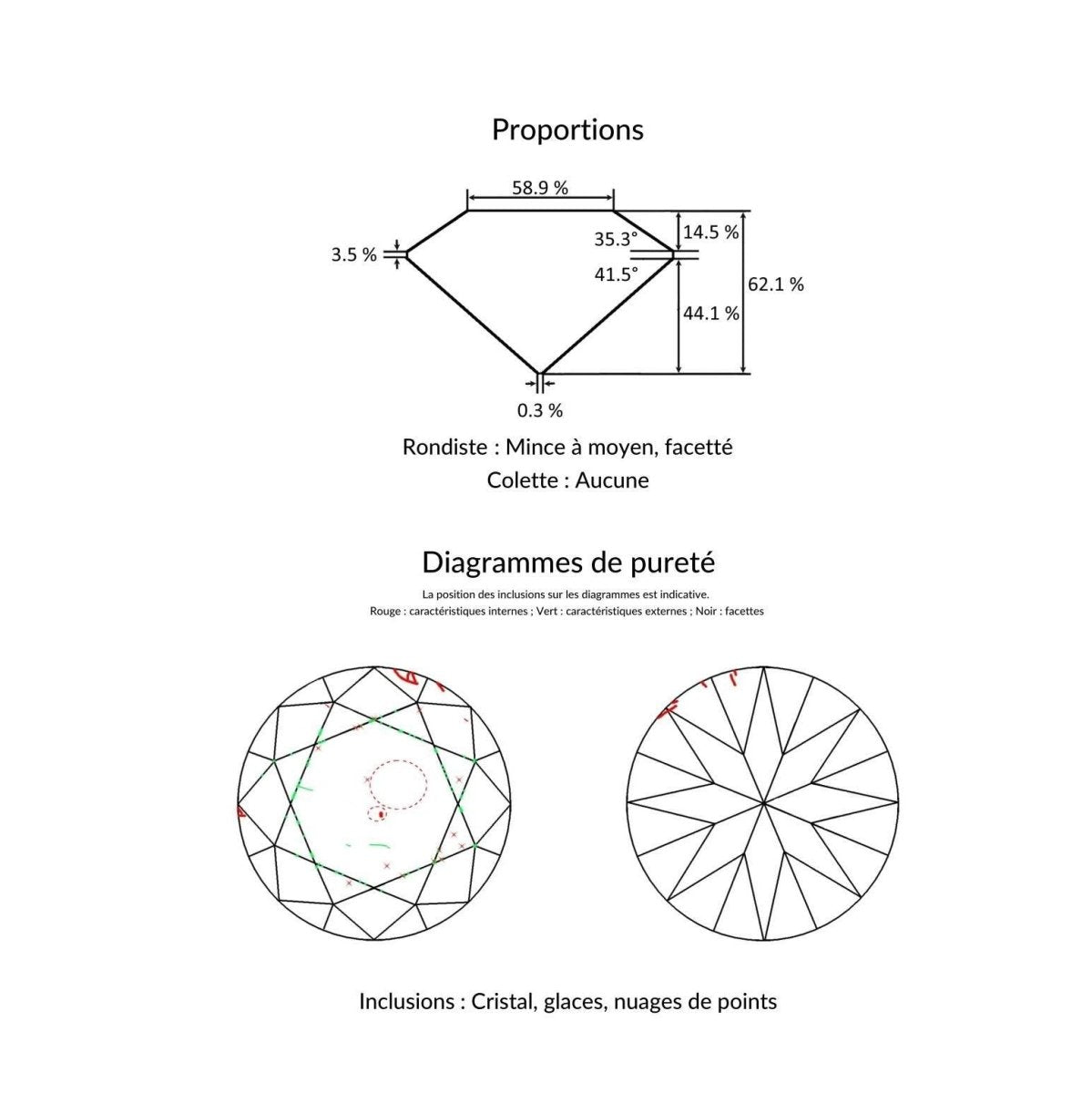 Bague Pompadour en or blanc Platine et diamants - Castafiore