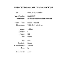 Bague Pompadour en or blanc Platine et diamants - Castafiore