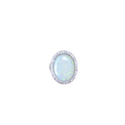 Bague Pompadour Opale et Diamants - Castafiore