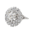 Bague Pompadour Or blanc Diamant - Castafiore