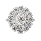 Bague Pompadour Or blanc Diamant - Castafiore