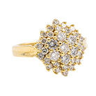 Bague Pompadour Or jaune Diamant - Castafiore