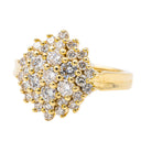 Bague Pompadour Or jaune Diamant - Castafiore