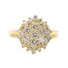 Bague Pompadour Or jaune Diamant - Castafiore