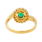 Bague Pompadour Or jaune Emeraude - Castafiore