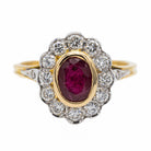 Bague Pompadour Or jaune Rubis - Castafiore