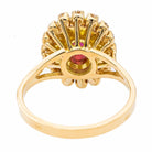 Bague Pompadour Or jaune Rubis - Castafiore