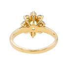 Bague Pompadour Or jaune Saphir - Castafiore