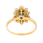 Bague Pompadour Or jaune Saphir - Castafiore