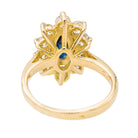 Bague Pompadour Or jaune Saphir - Castafiore