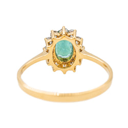 Bague Pompadour Or jaune Tourmaline - Castafiore