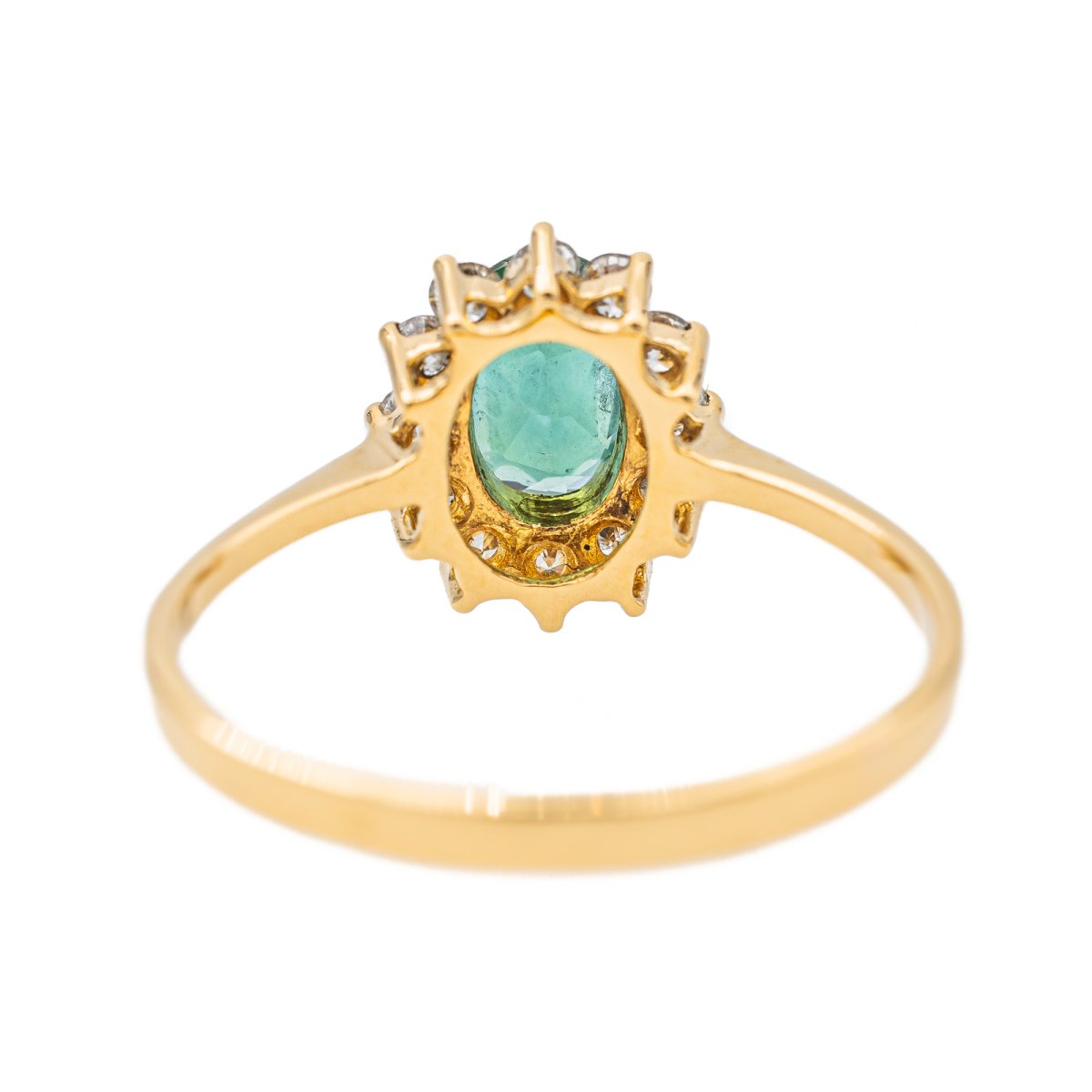 Bague Pompadour Or jaune Tourmaline - Castafiore