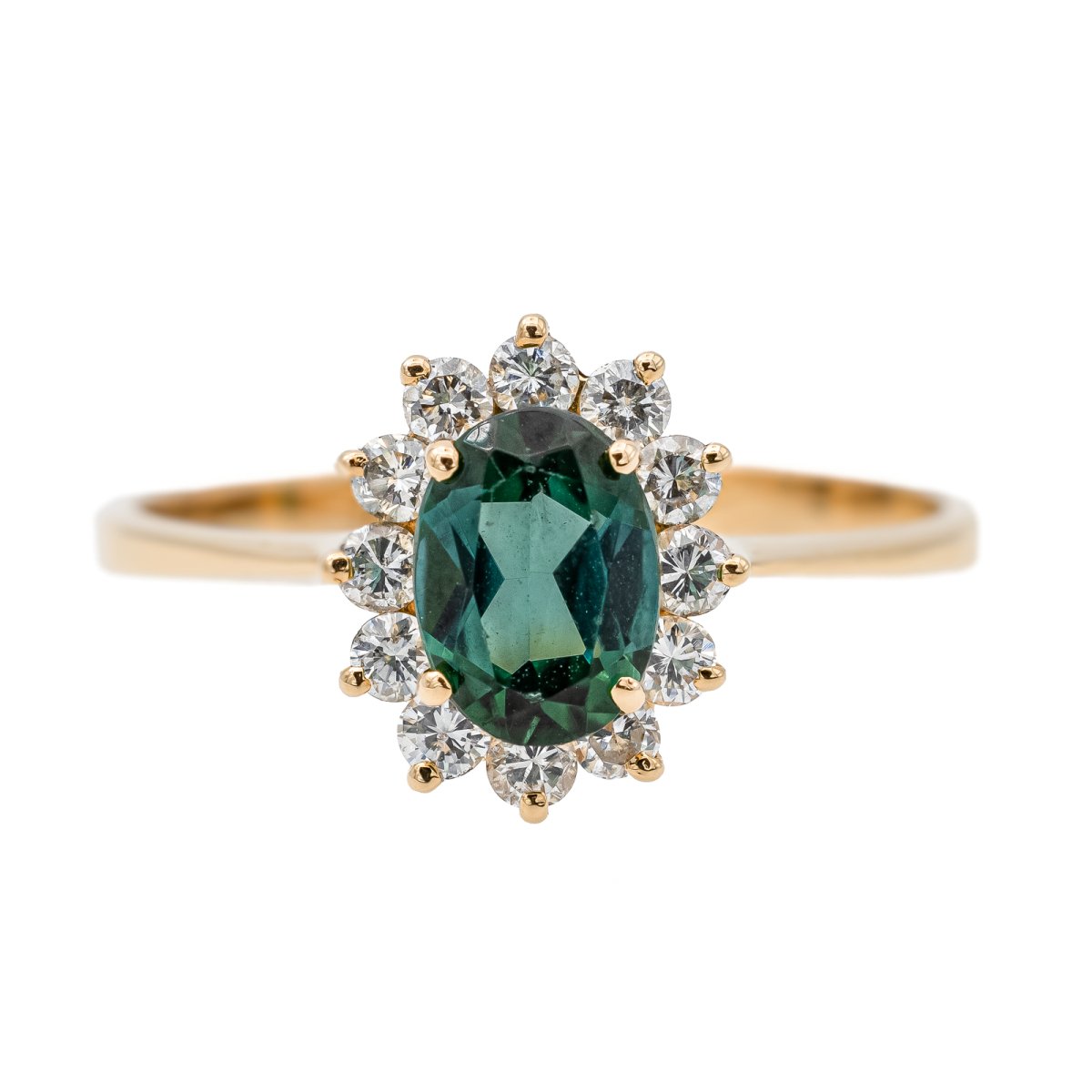 Bague Pompadour Or jaune Tourmaline - Castafiore