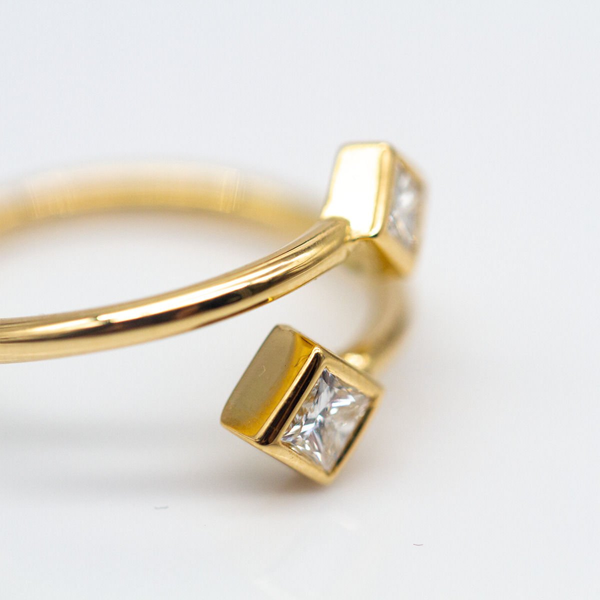 Bague PRINCESS en or jaune et diamants - Castafiore